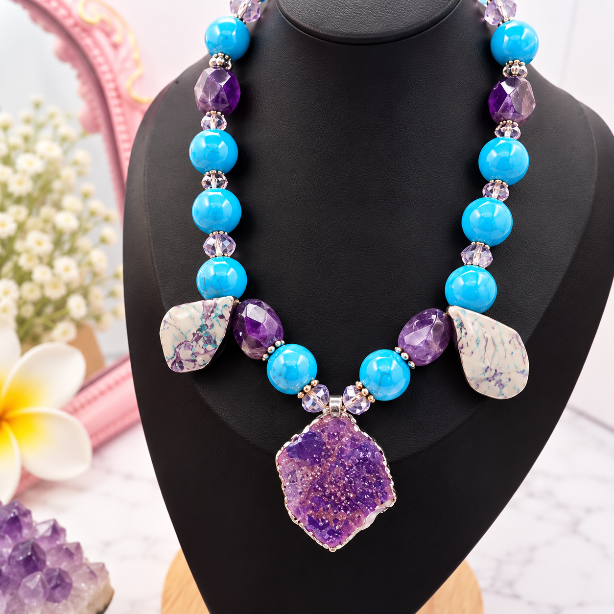 Violet Sky Necklace / Cielo Violeta