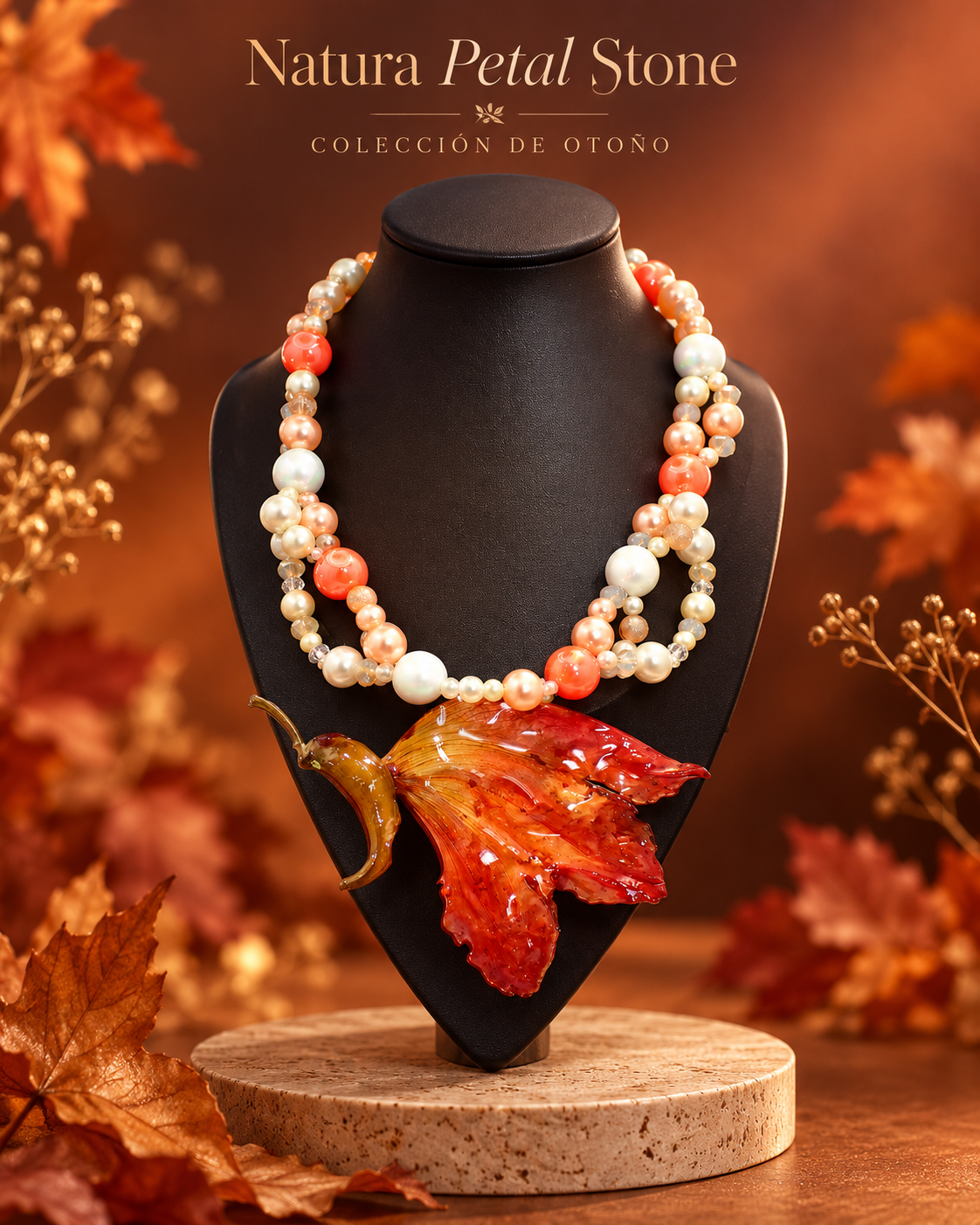 Tropical Sunset / Collar artesanal