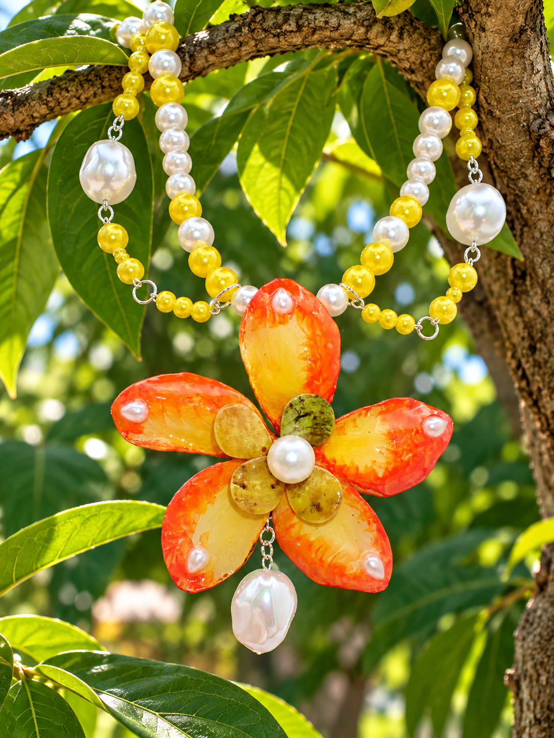 Golden Sunset Plumeria / Plumeria del Atardecer Dorado - Image 3